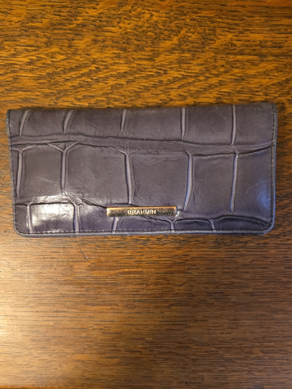 Brahmin Ady Wallet In Gray Leather